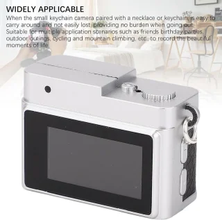 Mini sleutelhanger camera zwart digitale videocamcorder
