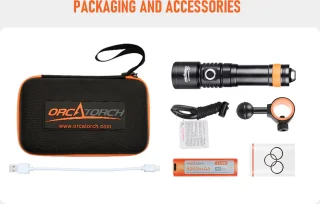 Orcatorch Video Triple D710v Duiklamp