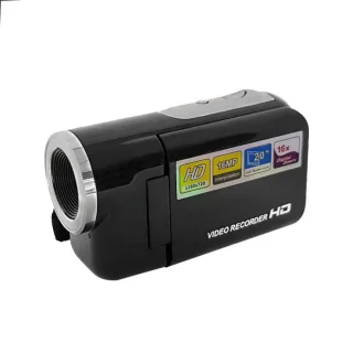 De P&P Goods HD videocamera camcorder zwart in één oogopslag
