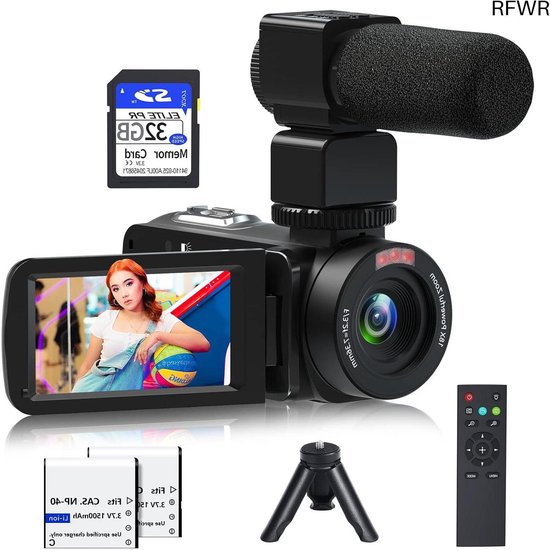RFWR® 1080P Videocamera 3" Touchscreen 18X Zoom review