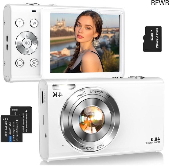 RFWR® 4K Digitale Camera 48 MP 16x Zoom review