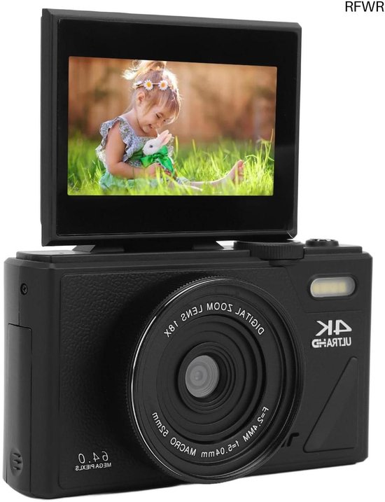 RFWR 4K Digitale Camera 64MP 18x Zoom review