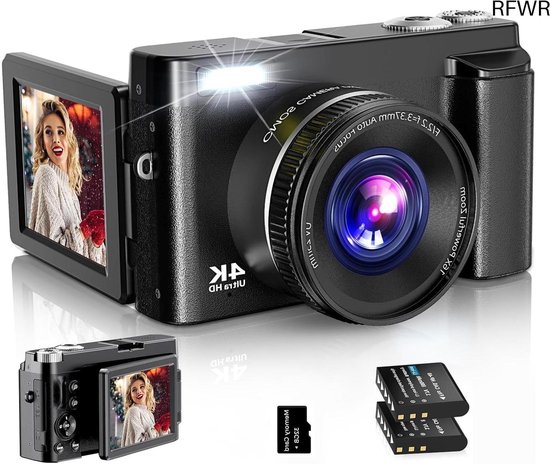 RFWR® Compacte 4K Digitale Camera review