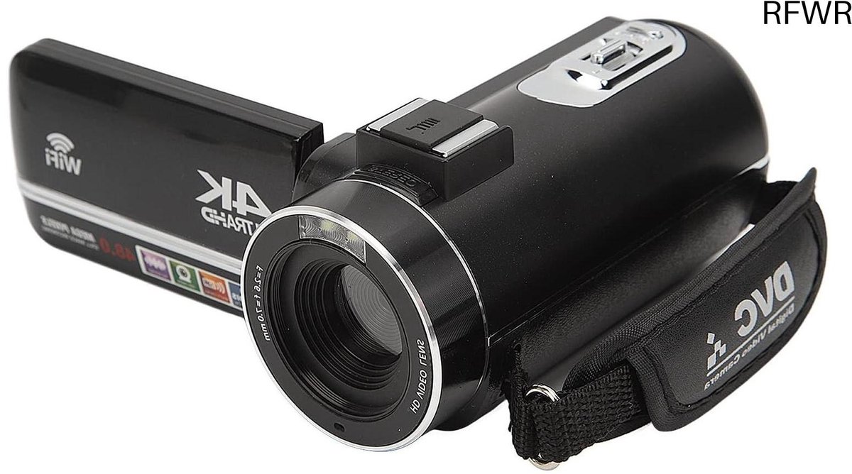 De RFWR Digitale 4K HD Vlogcamera met 18x Zoom in één oogopslag
