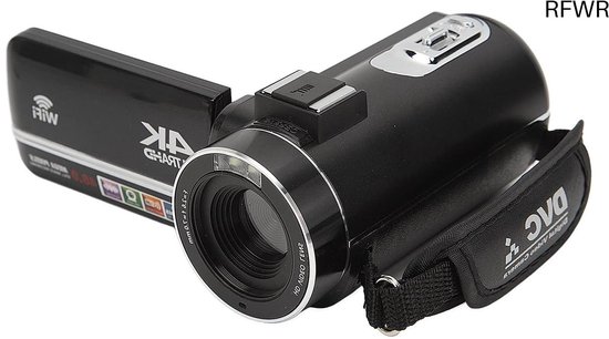 RFWR Digitale 4K HD Vlogcamera met 18x Zoom review