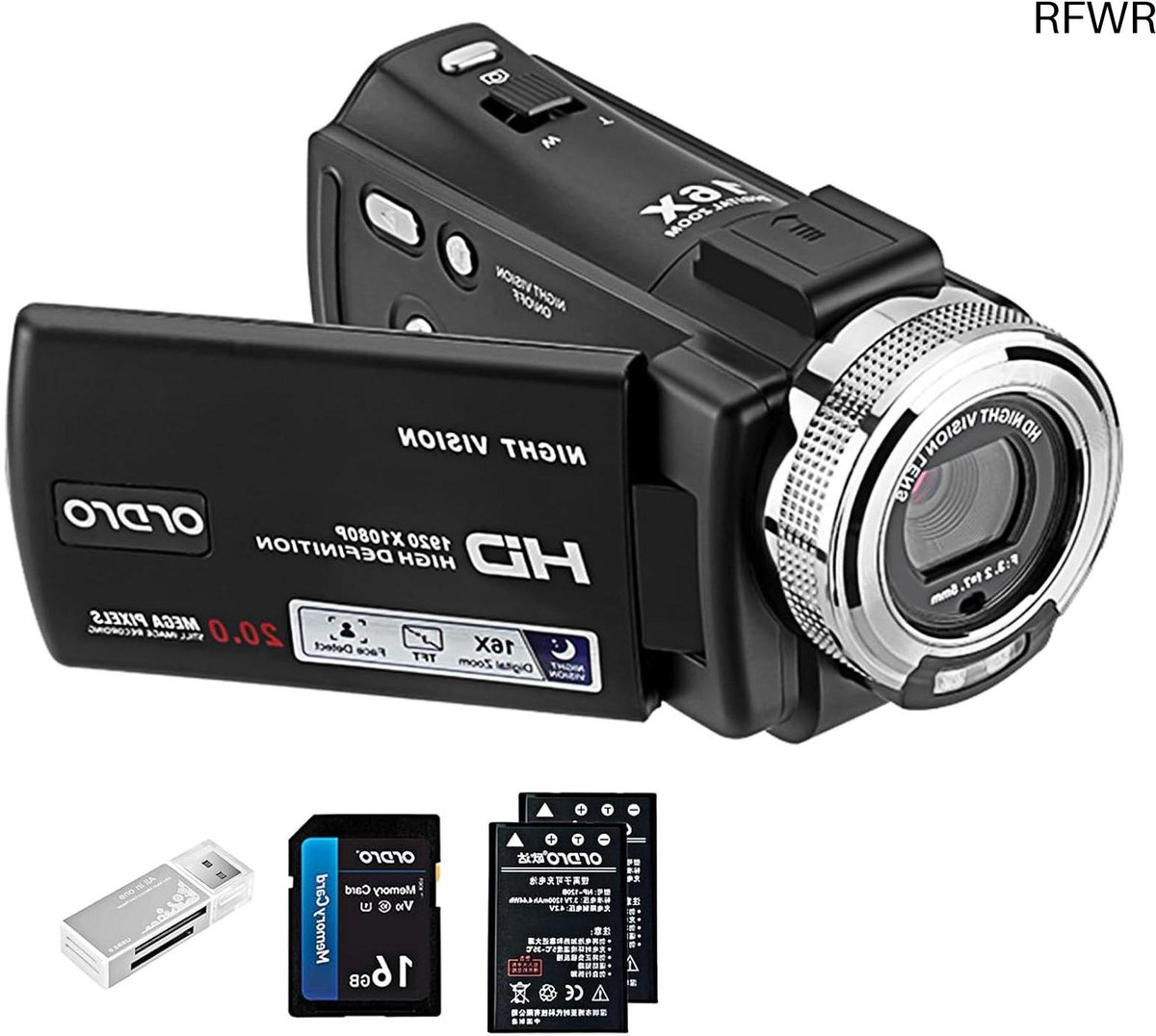 De RFWR Full HD videocamera 16x zoom nachtzicht in één oogopslag