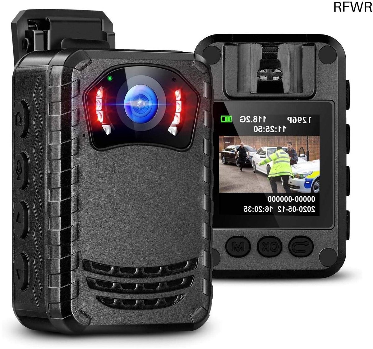 De RFWR Mini Body Camera Full HD 1296P in één oogopslag