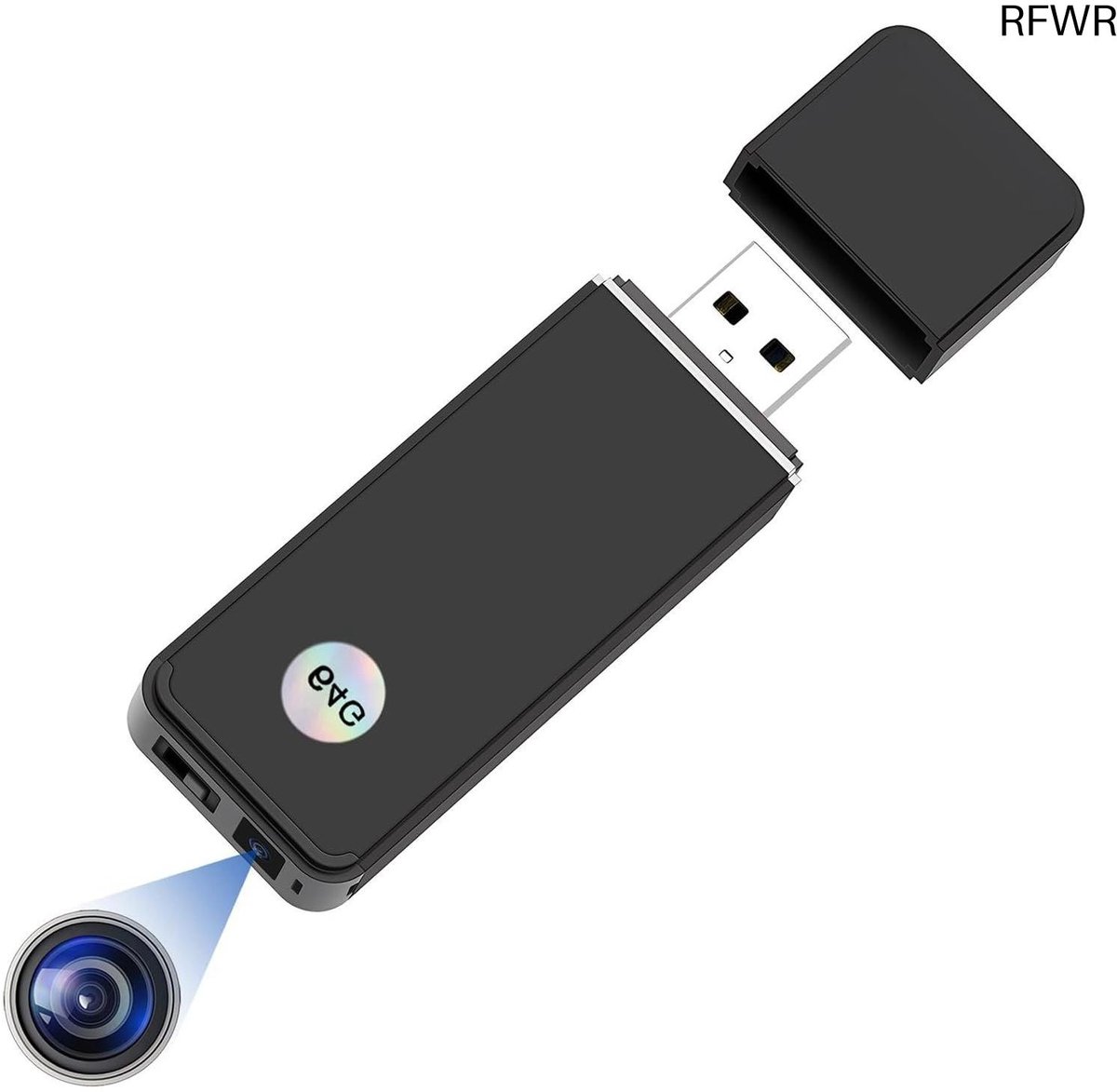 De RFWR Mini Spionagecamera 1080p U-Schijf 64GB in één oogopslag
