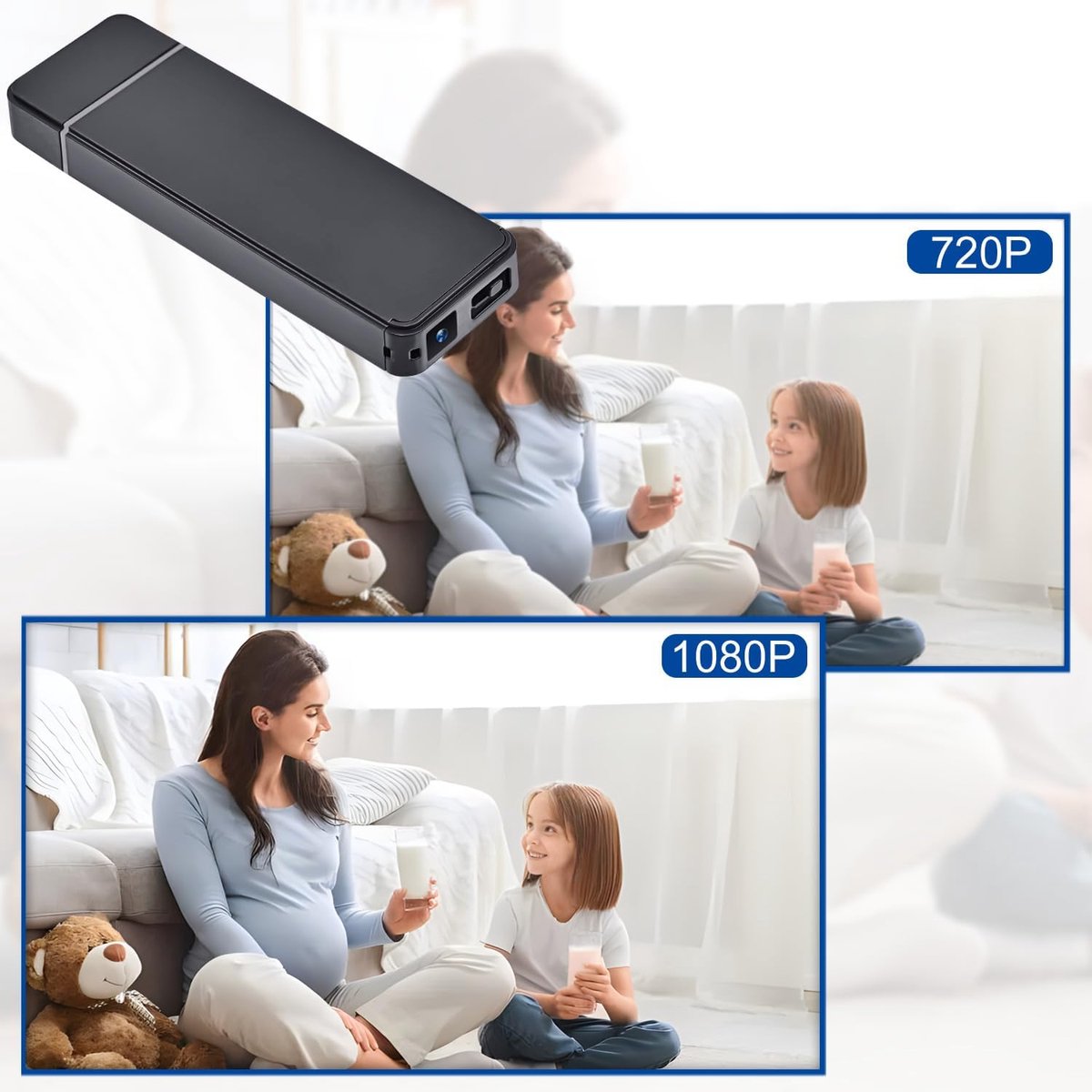 Wat vinden we goed aan de RFWR Mini Spionagecamera 1080p U-Schijf 64GB