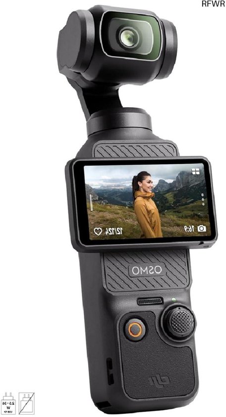 RFWR Vlogcamera 4K Compact 3-Assig Stabilisatie review