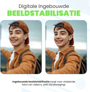 Roxa Retro Digitale Camera 16MP 1080P Zwart