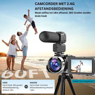 Wat vinden we goed aan de TADES® Camcorder - Digitale Videocamera