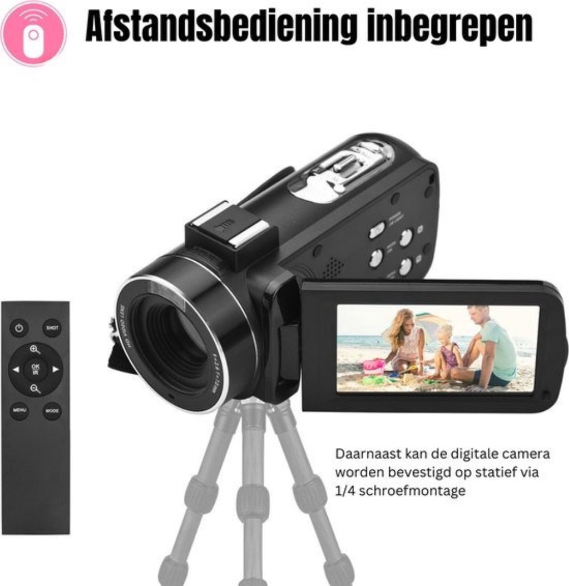 Wat vinden we goed aan de TADES Digitale Camcorder Compact Vlogcamera
