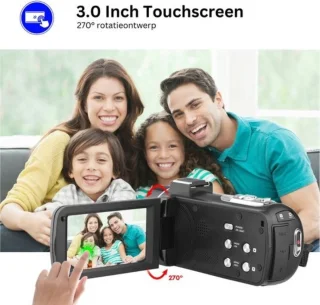 TADES Digitale Camcorder Compact Vlogcamera