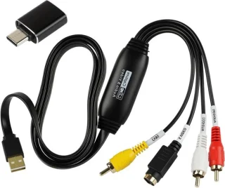Video converter - digitale adapter - zwart