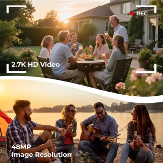 Videocamera 1080p camcorder met 3 inch scherm - zwart