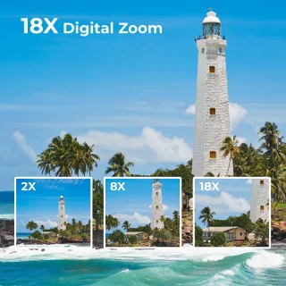 Videocamera 1080p camcorder met 3 inch scherm - zwart