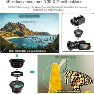 Videocamera 4K Digitaal