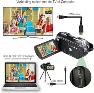Videocamera 4K Digitaal
