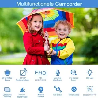Videocamera Digitaal 4K