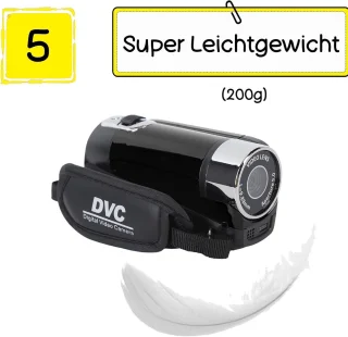 Videocamera recorder zwart