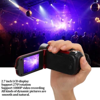 Videocamera/camcorder, digitale camera/recorder (rood)