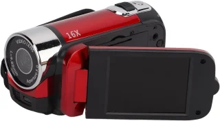 Videocamera/camcorder, digitale camera/recorder (rood)