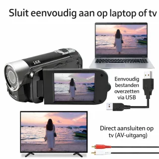 Wat vinden we goed aan de Vlogcamera Camcorder Zwart