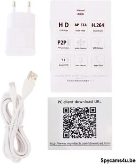 Wifi IP Spy Wekker Full HD 720P