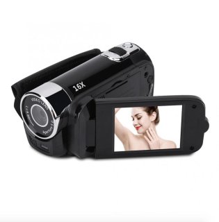 WiseGoods Vlogcamera 1080P 16MP Zwart