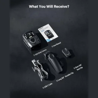WNHB® Bodycam 1080p 128GB