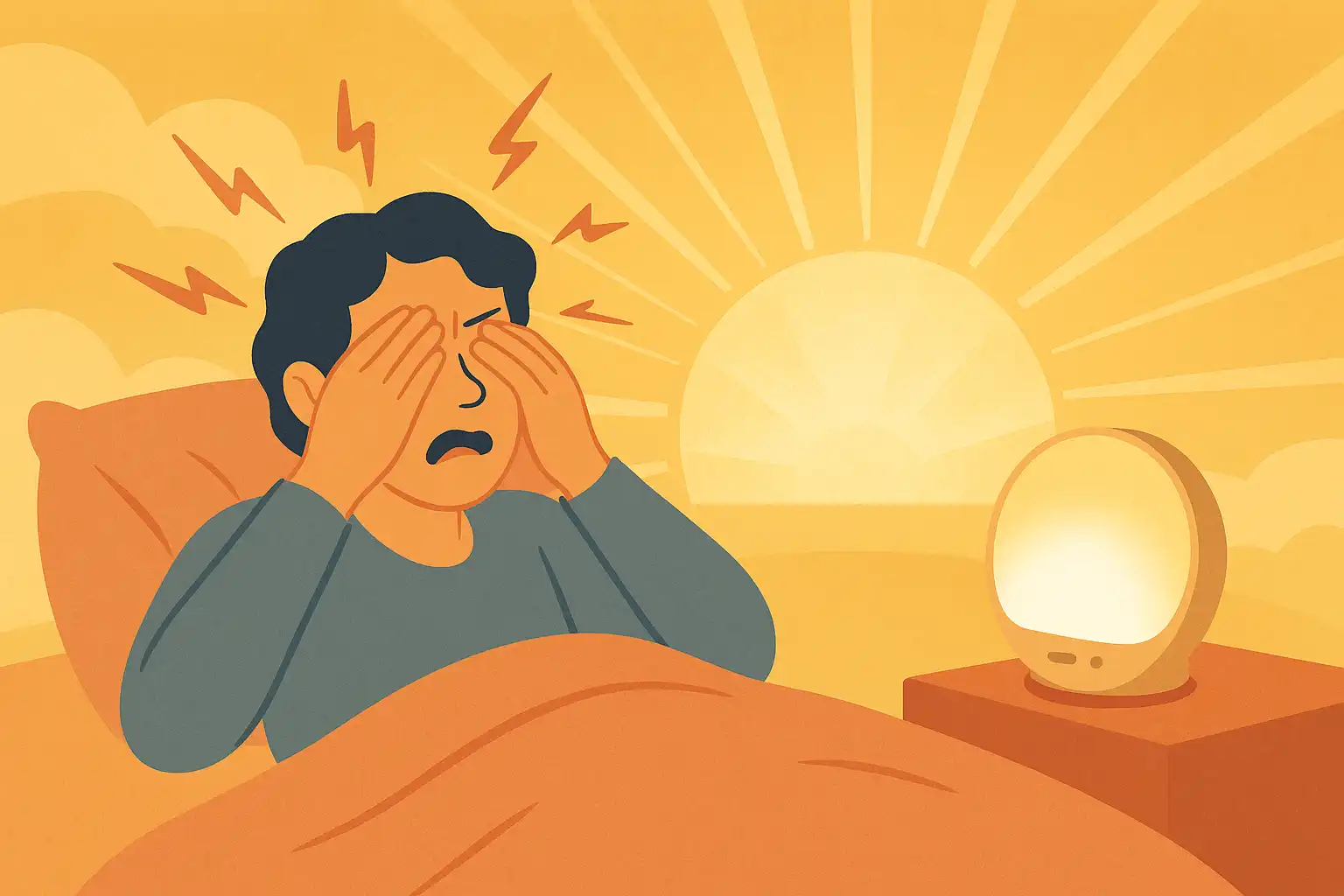 Allergisch voor fel ochtendlicht? zo stel je je daglichtwekker in voor gevoelige ogen