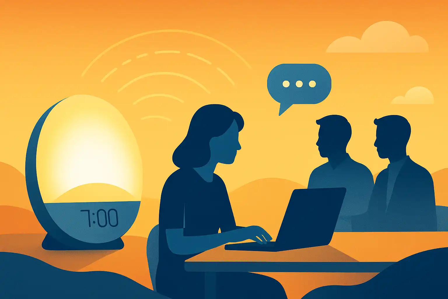 Boost je ochtendmeetings: gebruik je daglichtwekker voor scherpte en minder stress