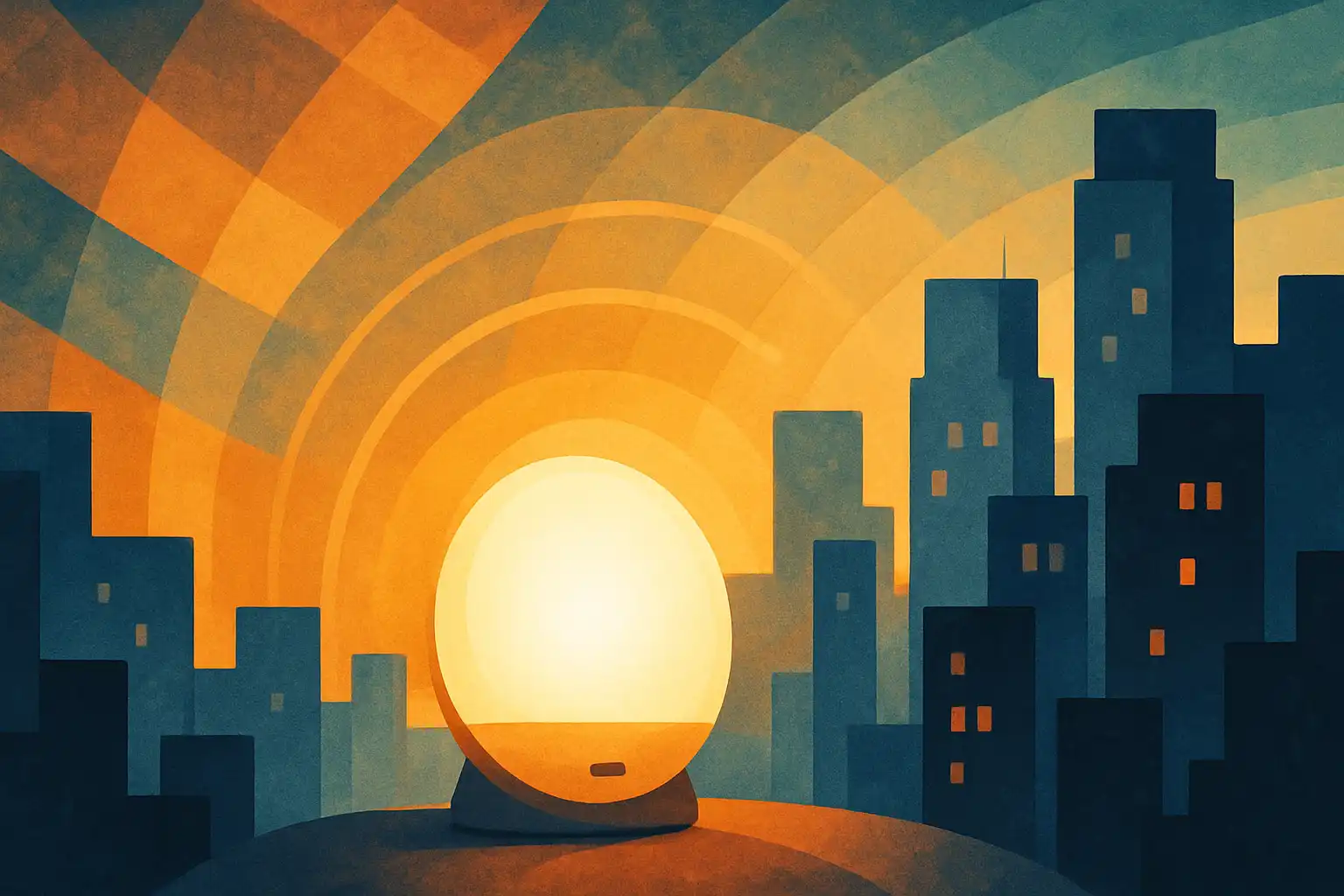 Kan een daglichtwekker het gebrek aan ochtendlicht in de stad compenseren?