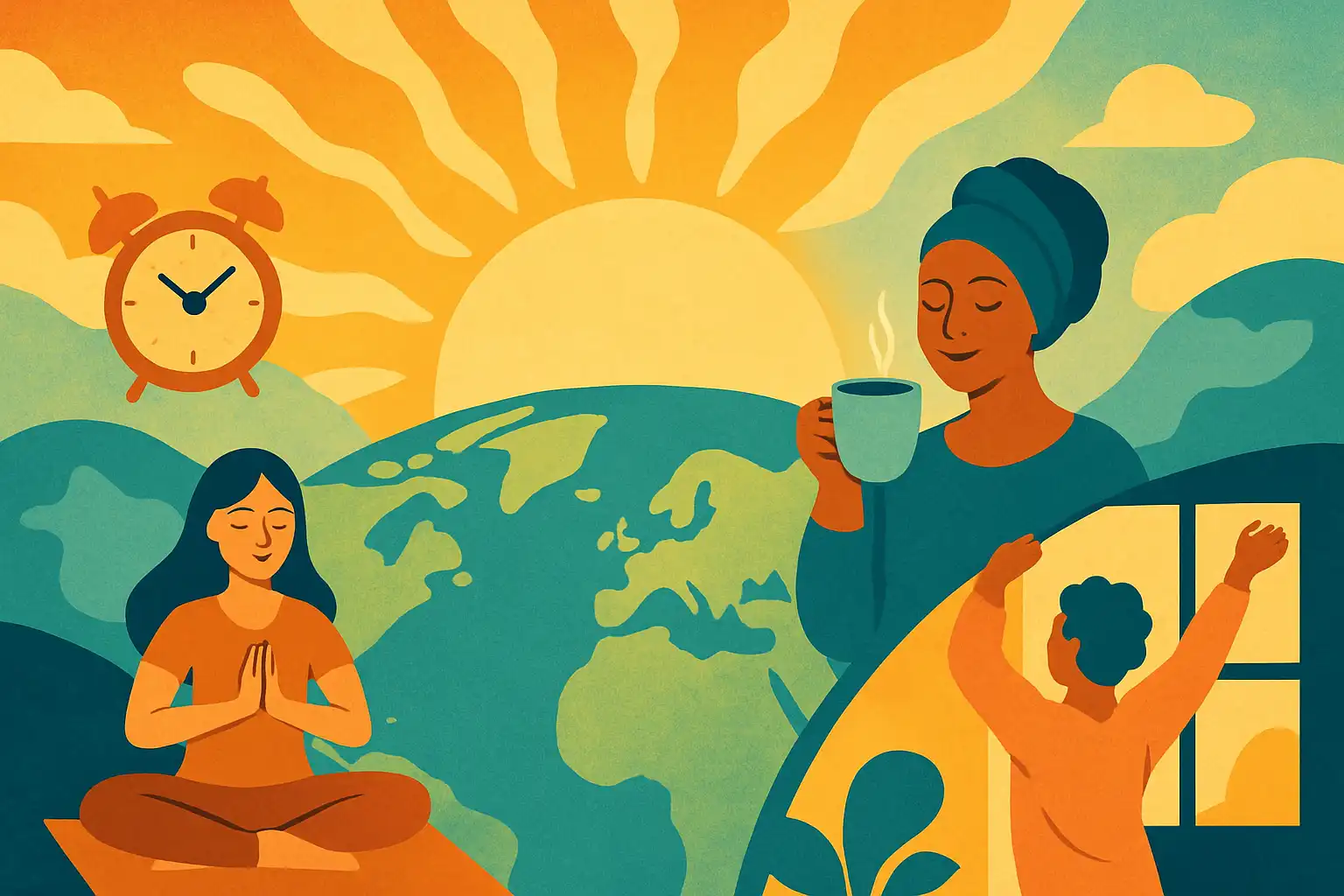 Ochtendrituelen uit de wereld: wat we kunnen leren voor je daglichtwekker