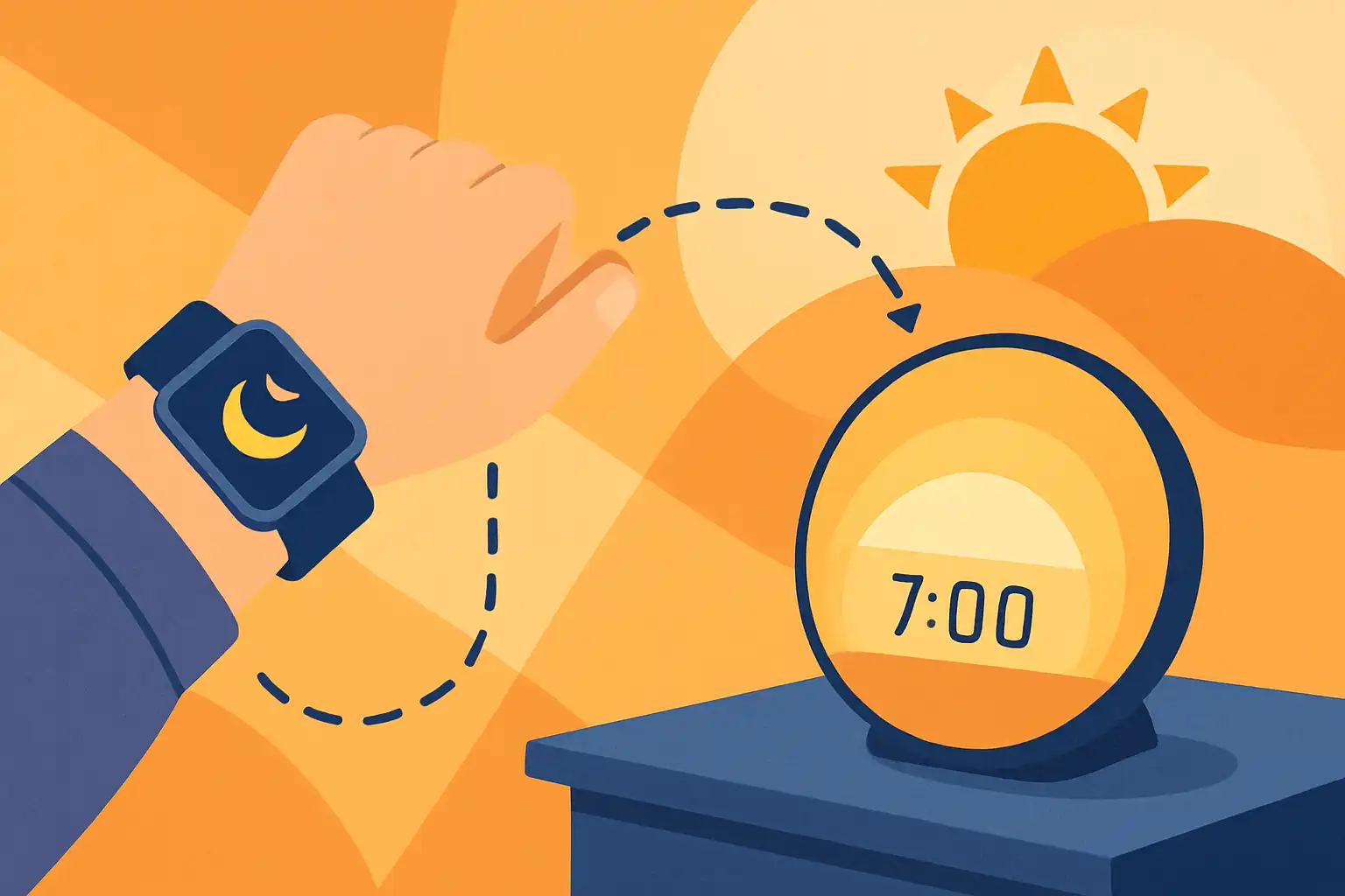 Van pols tot kussen: zo laat je je smartwatch samenwerken met je daglichtwekker voor het perfecte ontwakmoment