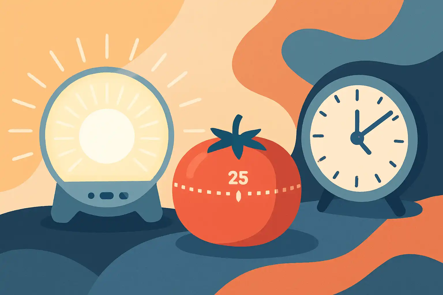 Zo combineer je je daglichtwekker met de Pomodoro-techniek voor maximale focus
