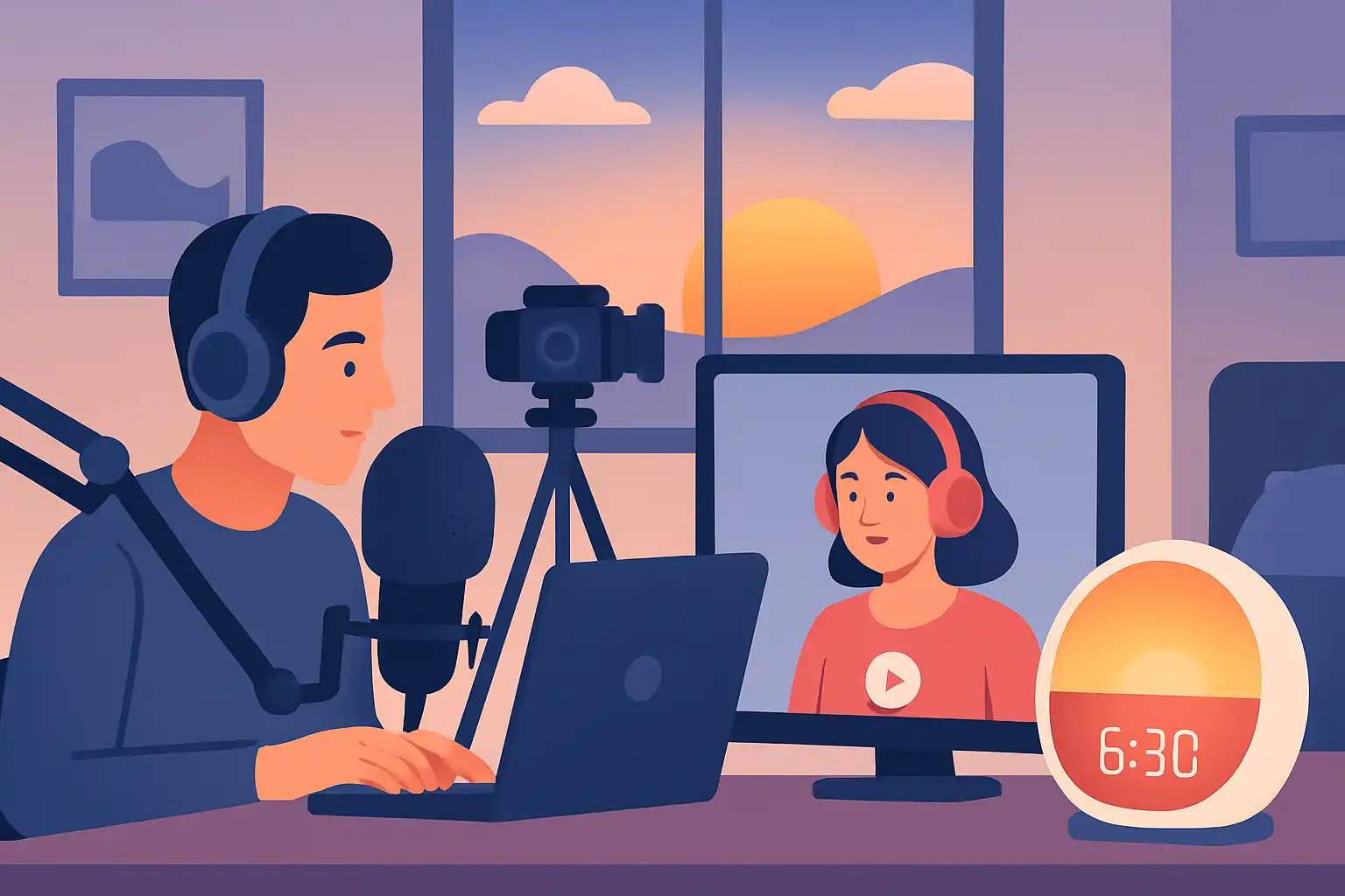 Zo verbeteren podcast- en videomakers hun ochtendopnames met een daglichtwekker