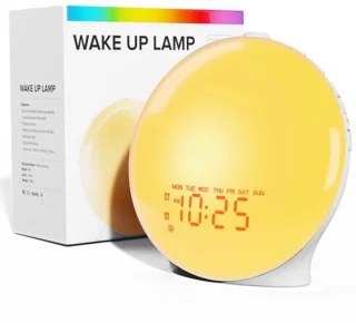 Lichtwekker met Bluetooth speaker en FM-radio – Dual alarm met zonsopgang simulatie