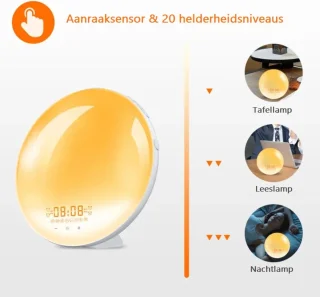 Alorixa Wake Up Light Wekker
