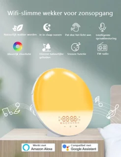 Alorixa Wake Up Light Wekker