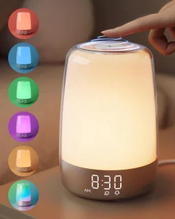 BOTC Wake Up Light Digitale Wekker Wit
