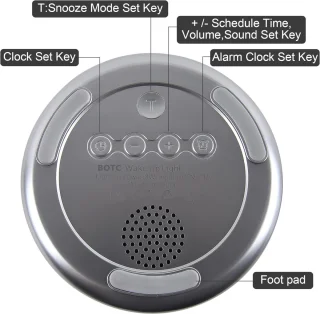 BOTC Wake Up Light Digitale Wekker Wit
