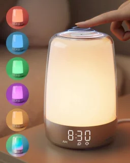 BOTC Wake Up Light Digitale Wekker Wit