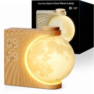 BP® Wake Up Light - Lichtwekker Maanlamp - Bruin review