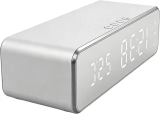 Clock met oplaadstation en telefoonstandaard