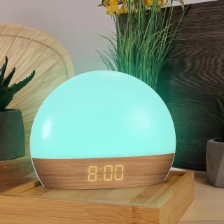 Wat vinden we goed aan de Dageraad Simulator Wekker - Bruin Houteffect