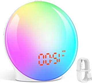 Daglichtwekker met licht – wit