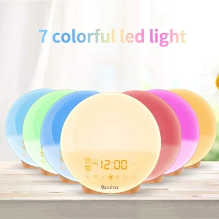 Wat vinden we goed aan de Daglichtwekker Weklamp Houtlook Geel