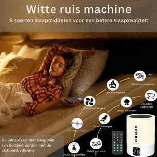 DailySupplies Wake up Licht Digitale Lichtwekker Wit